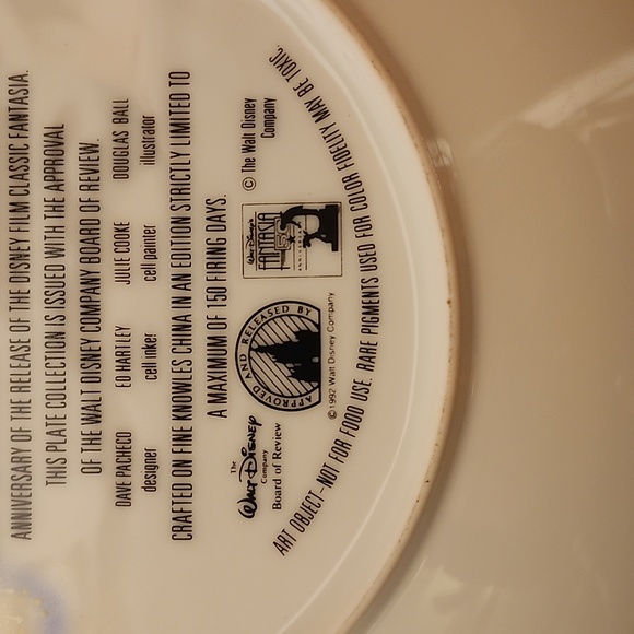 Walt Disney Collector Plates (set of 3) vintage - Picture 12 of 16